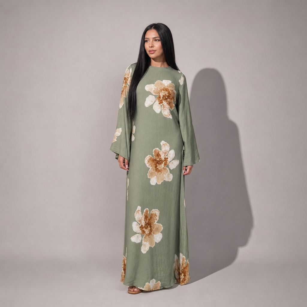Zahra Bloom Abaya – Produktansicht 4