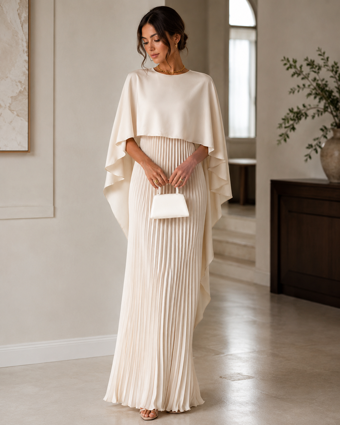 Miraal Plissé Kleid – Produktansicht 1