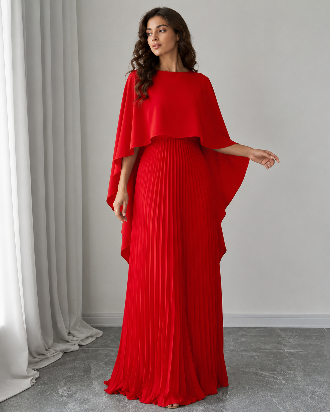Miraal Plissé Kleid – Produktansicht 4