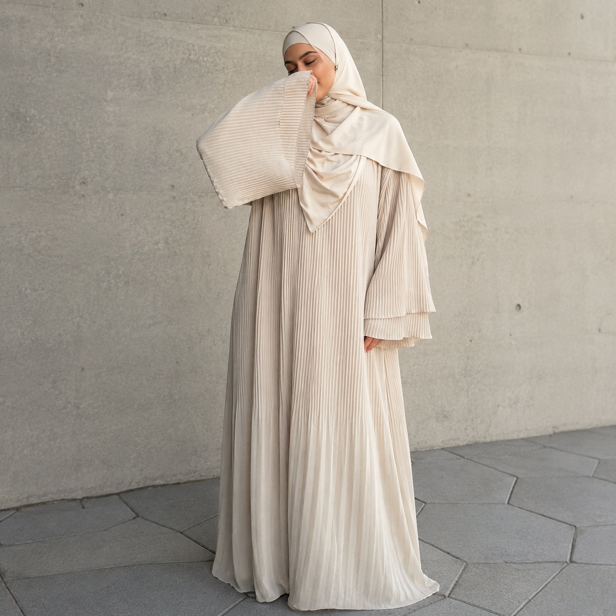 Amira Plissé Abaya – Produktansicht 5