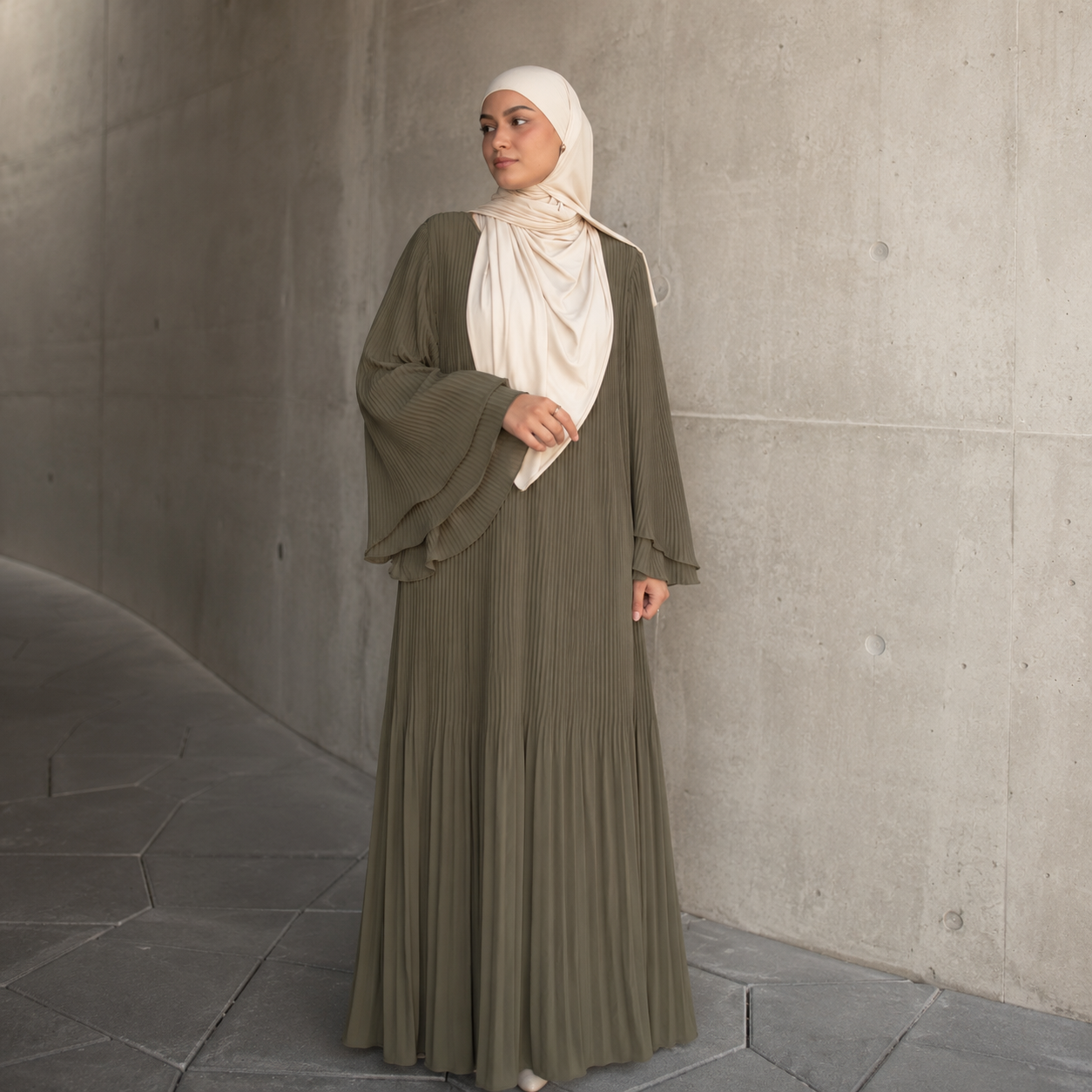 Amira Plissé Abaya – Produktansicht 3