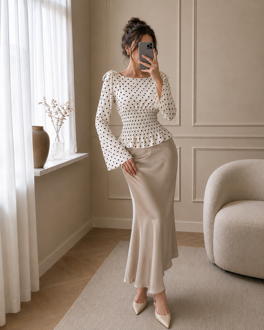 Dalia Polka Bluse – Produktansicht 2