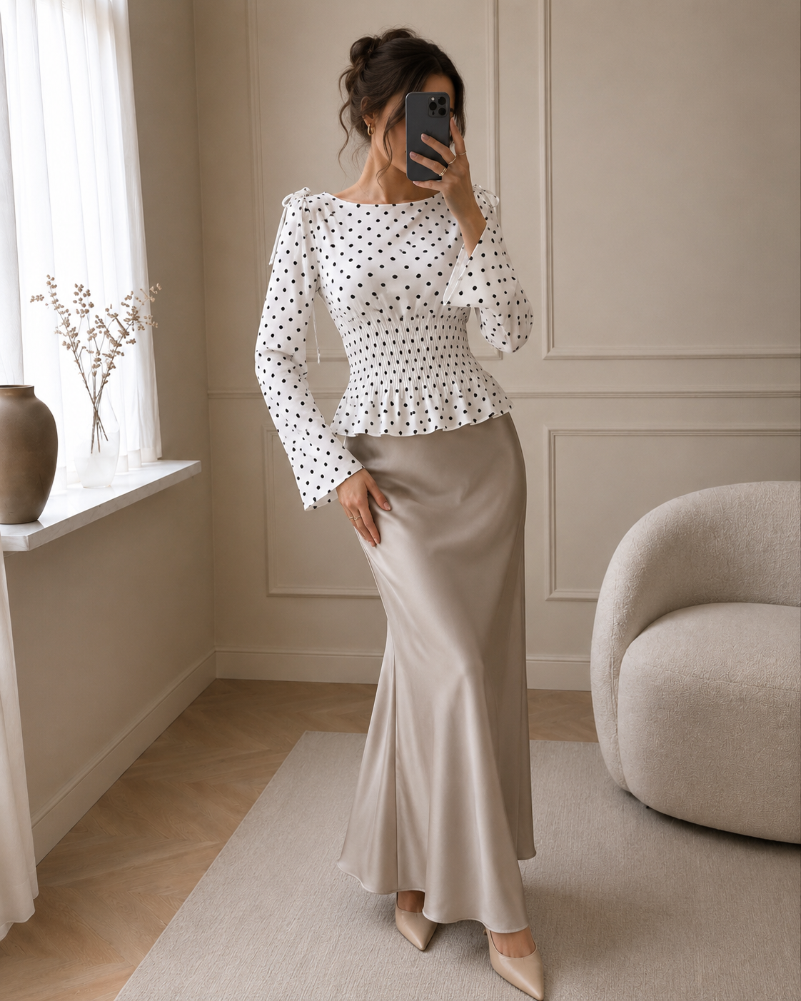 Dalia Polka Bluse – Produktansicht 3