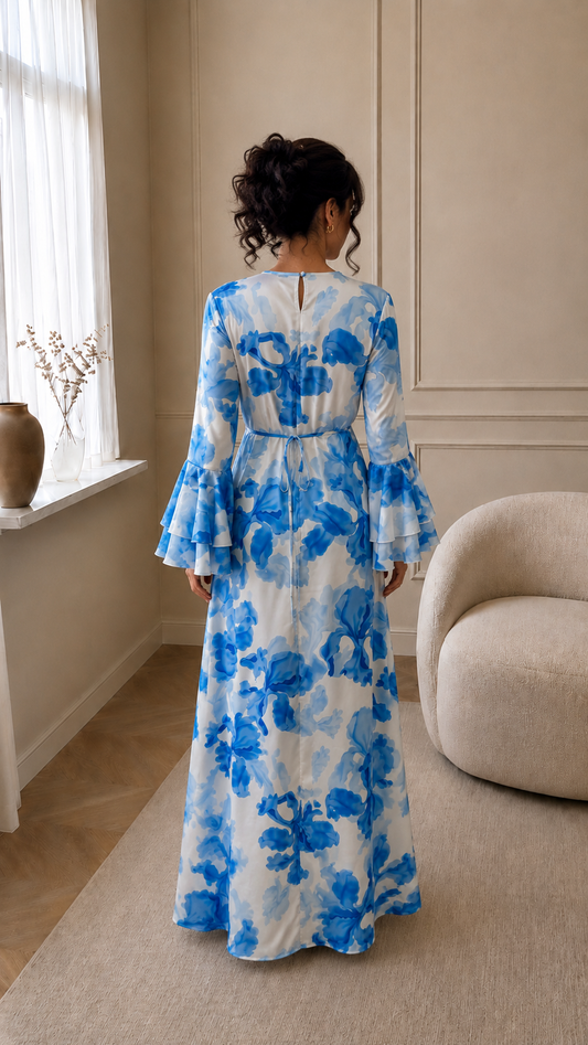 Azure Bloom Kleid – Produktansicht 2