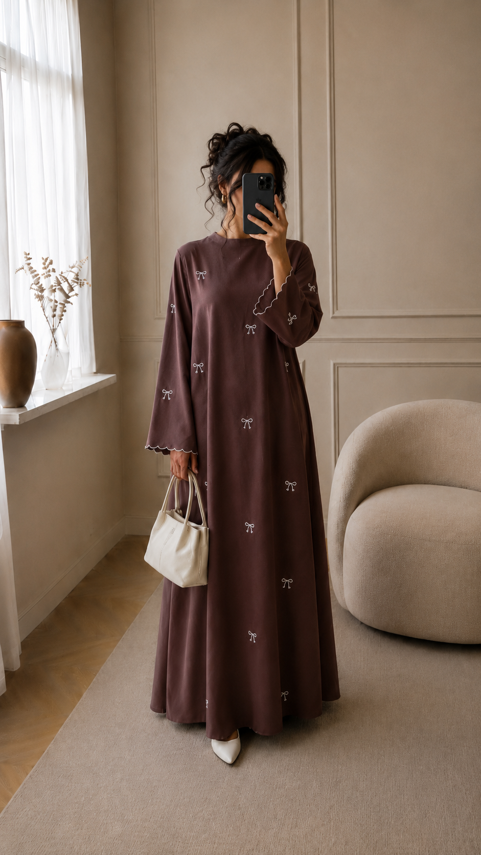 Elara Ribbon Abaya – Produktansicht 5