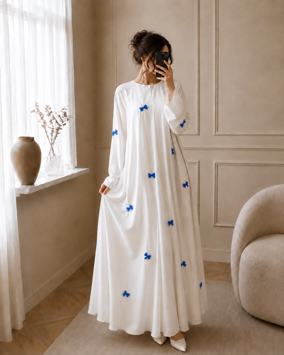 Liora Ribbon Abaya – Produktansicht 4