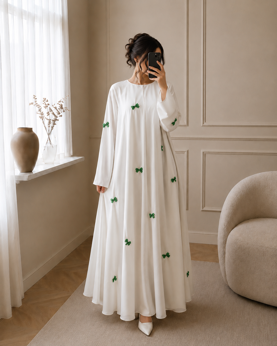 Liora Ribbon Abaya – Produktansicht 3