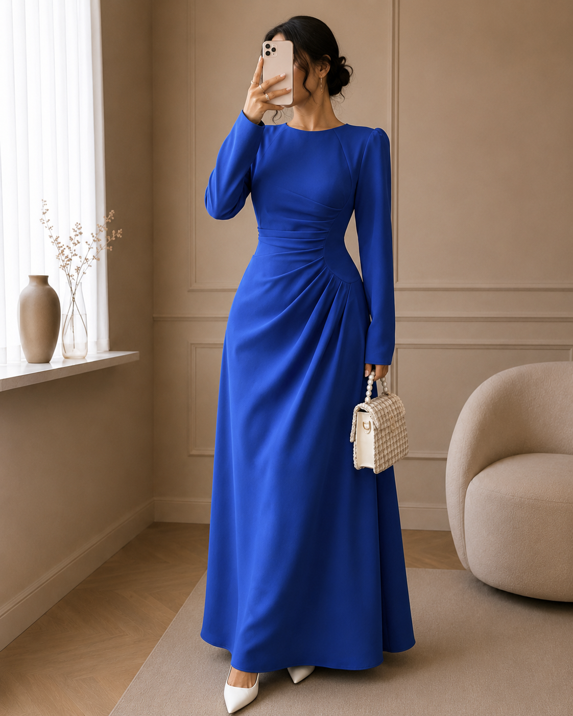 Safiya Draped Kleid – Produktansicht 6